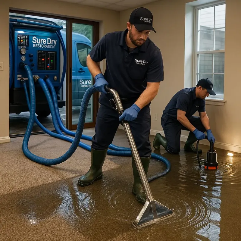 Water Extraction and Removal process in East Brooklyn, CT